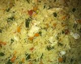 A picture of step 7 of Egg fried rice.
