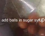 A picture of step 7 of Bread Gulab Jamun.