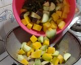 A picture of step 3 of Puri temple style Besara recipe.