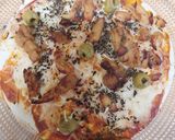 Foto del paso 7 de la receta: Tortitas de trigo rellenas en air fryer (tipo pizza)