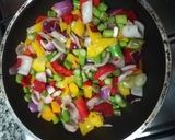Foto del paso 1 de la receta: Pizza de verduras con jamón