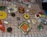 عکس مرحله 1 از دستور برنج تزیین شده