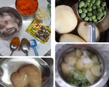 A picture of step 1 of Veg Lollipop and Momos.