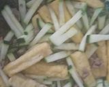 Foto langkah ke 2 dari resep Oseng daging, tahu dan zucchini.