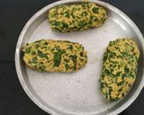 A picture of step 4 of Oats Palak - Methi Muthia.
