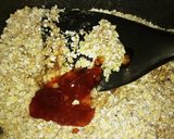 Foto del paso 1 de la receta: Pudín rápido vegano de avena, mermelada y pasas microondas 😋😌