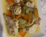 Foto del paso 7 de la receta: Pollo con verduras al vino blanco