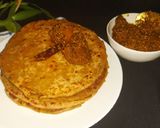 A picture of step 2 of Cabbage Paratha.