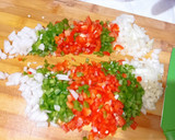 Foto del paso 2 de la receta: Empanadas vegetarianas de "no pollo", huevo y aceitunas