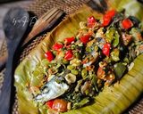 Foto langkah ke 5 dari resep Pepes Ikan Asin Petai Cina.