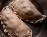 A picture of step 7 of Sidu (chicken stuffed).