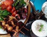 Foto langkah ke 9 dari resep Shashlik / Shish Tawook(Sate Ayam Arab ala Teflon).