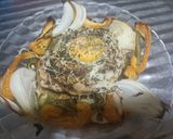 Foto del paso 6 de la receta Pollo relleno de huevo y queso al horno