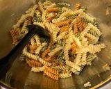 A picture of step 1 of Bacon Cheddar Ranch Pasta Salad.