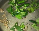 A picture of step 1 of Chana biryani.