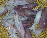 Hình bước làm 1 của món Mực trứng hấp hành gừng