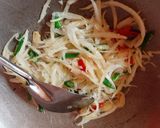 Foto langkah ke 3 dari resep Tumis kates muda ekstra pedass.