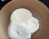A picture of step 1 of Rava dosa.