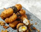 Foto langkah ke 7 dari resep Tahu Jagung Gulung Nori.