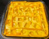 A picture of step 4 of Arabian Mango Bread Pudding.