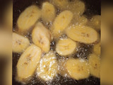 Fried plantain and egg