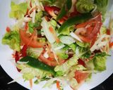 Gambar langkah 3 resipi Ayam AF dengan Salad & SOS Oren.