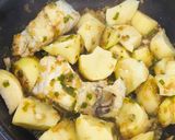 Foto del paso 4 de la receta: Rosada con papas y acelgas