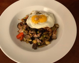 A picture of step 4 of Brisket Hash.