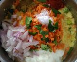 A picture of step 2 of Instant Suji Chilla.