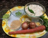 A picture of step 1 of व्हेजी पोहा कटलेट.