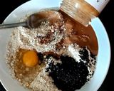 Une image de l'étape 1 de Cookies noisettes et flocons d'avoine.