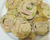 Foto langkah ke 5 dari resep Egg roll Ketofriendly (isi ayam).