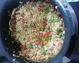 A picture of step 7 of Shahi khichdi.