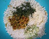 A picture of step 2 of Bhel Puri.
