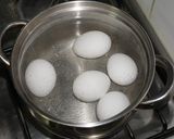 A picture of step 2 of Easter Eggs with Shrimp.