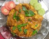 A picture of step 5 of Chicken Bhunna Masala.