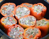 Foto del paso 8 de la receta: Pimientos Rojos rellenos al estilo de Medio Oriente