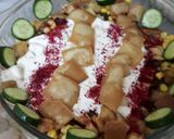 صورة لخطوة 7 من وصفة سلطة البطاطس والباذنجان😌👌