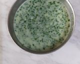 A picture of step 3 of Green Garlic cubes.