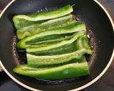 Foto del paso 3 de la receta Pincho de Boquerones fritos con Pimiento verde asado