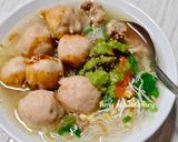Foto langkah ke 7 dari resep Bakso Sapi Dengan Kuah Keruh Ngaldu (Hidangan Full Daging Kurban).