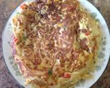 Foto del paso 9 de la receta: Tortilla de huevo, vegetales y pasta