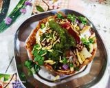 A picture of step 15 of Sizzling hot katori chaat.