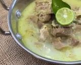 Foto langkah ke 4 dari resep Soto Daging Sapi Kuah Santan.