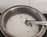 A picture of step 3 of Moria's pudding.