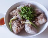 Hình bước làm 3 của món Sườn non hầm KHOAI MÔN CAO