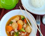 Foto langkah ke 5 dari resep Sapo Tahu Ayam.