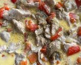 Фото кроку 4 до Курка тушкована з овочами у вершковому соусі.