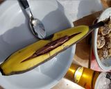 Foto del paso 2 de la receta: Banana con chocolate a la parrilla
