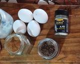 Foto del paso 1 de la receta: Tortilla acelga con corbatas al pesto